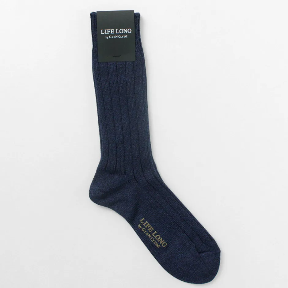 Socks^LIFE LONG BY GLEN CLYDE / TS-1 Cotton and Cordura ribbed socks