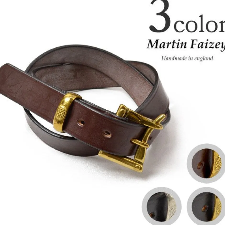 Belts^MARTIN FAIZEY / 1.25 inch (30mm) quick release leather belt