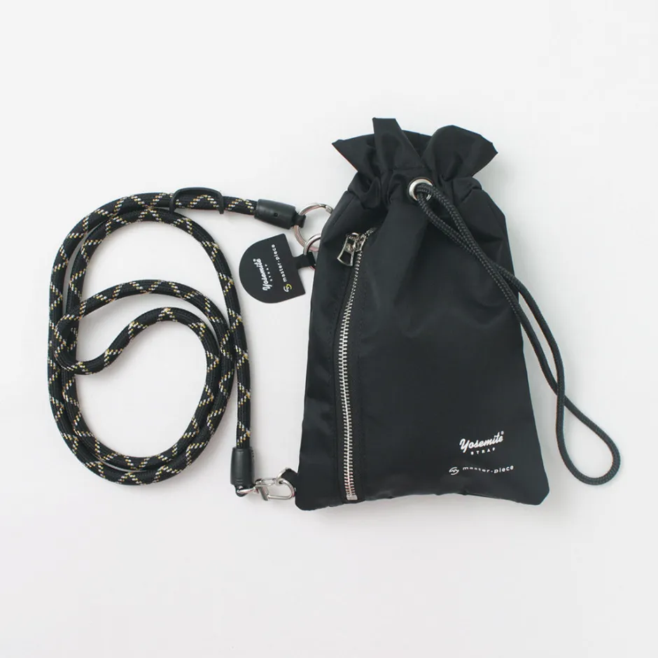 Other Goods^MASTER-PIECE / YOSEMITE STRAP× Drawstring & Mobile Strap black