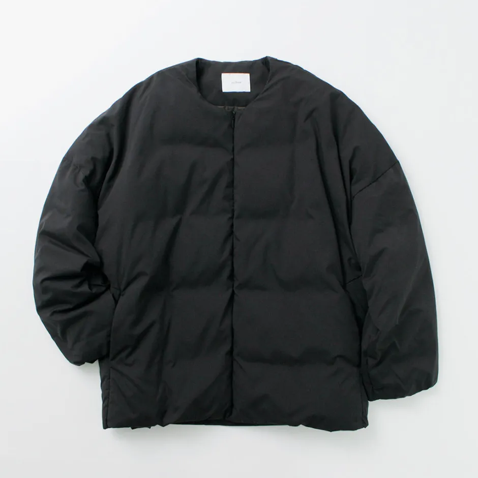 Down Wear^MIFFEW / Collarless Over Down Jacket black