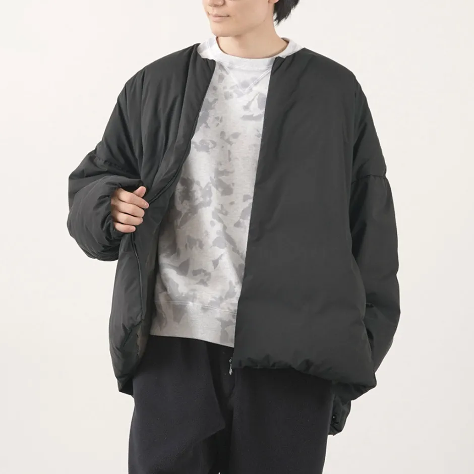 Down Wear^MIFFEW / Collarless Over Down Jacket black