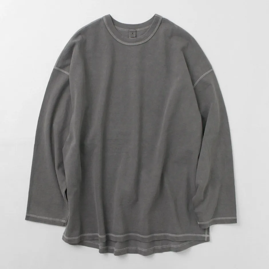 T-Shirts^MOC T / Plating Jersey Crew Neck Long Sleeve Big Tee