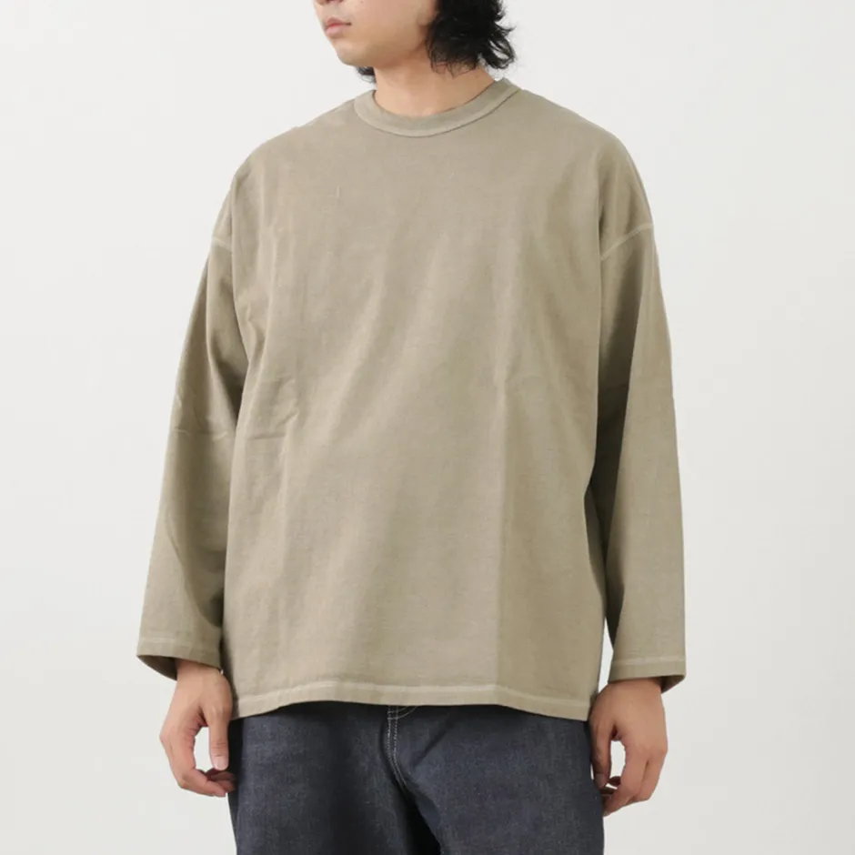 T-Shirts^MOC T / Plating Jersey Crew Neck Long Sleeve Big Tee