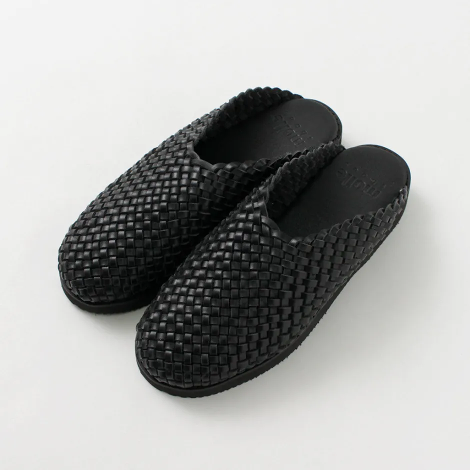 Sandals^MOLLE SHOES / Woven Leather Crog Sandals