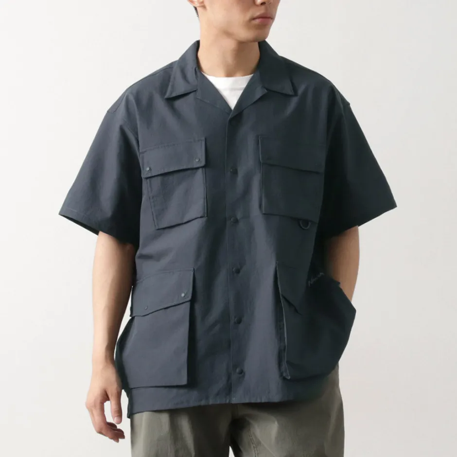 Shirts^NANGA / Dot Air Utility pocket Short Sleeve Shirt