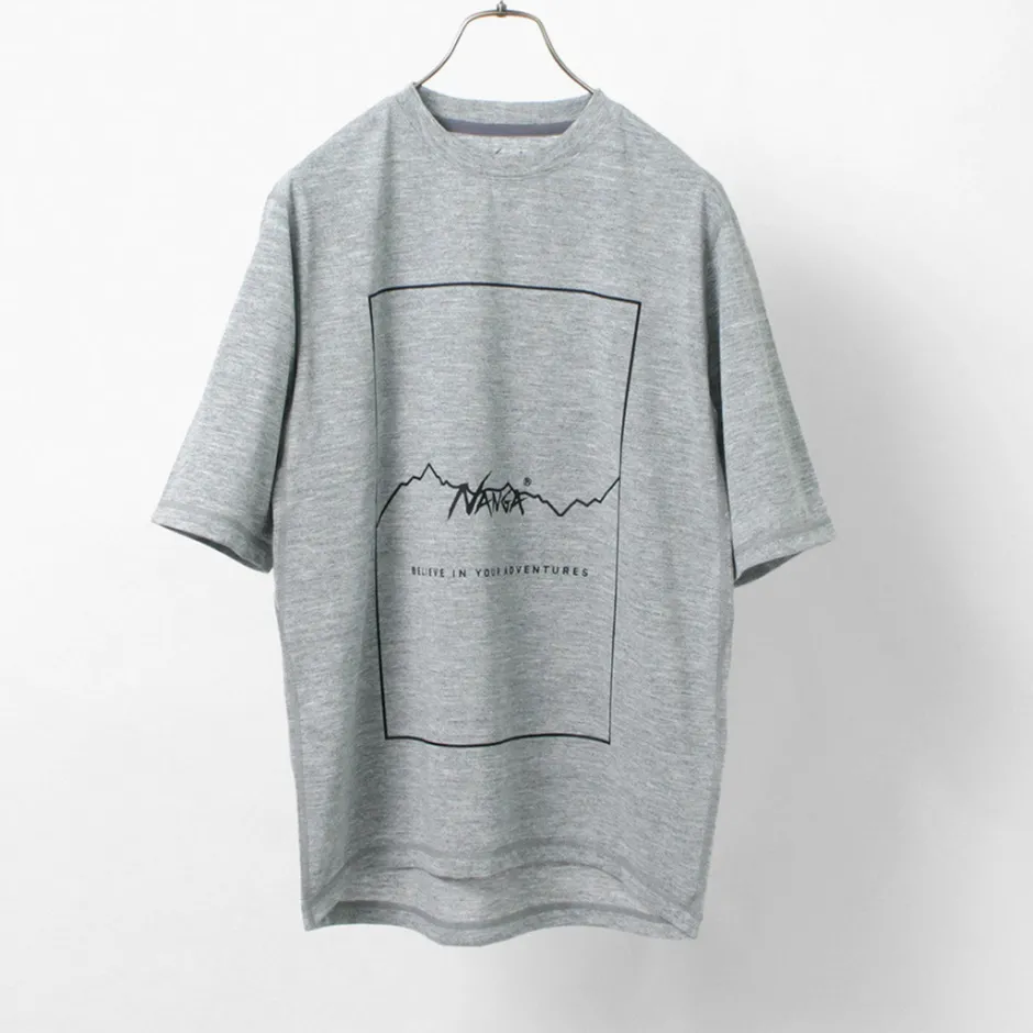 T-Shirts^NANGA / Dry Mix Frame Logo Tee