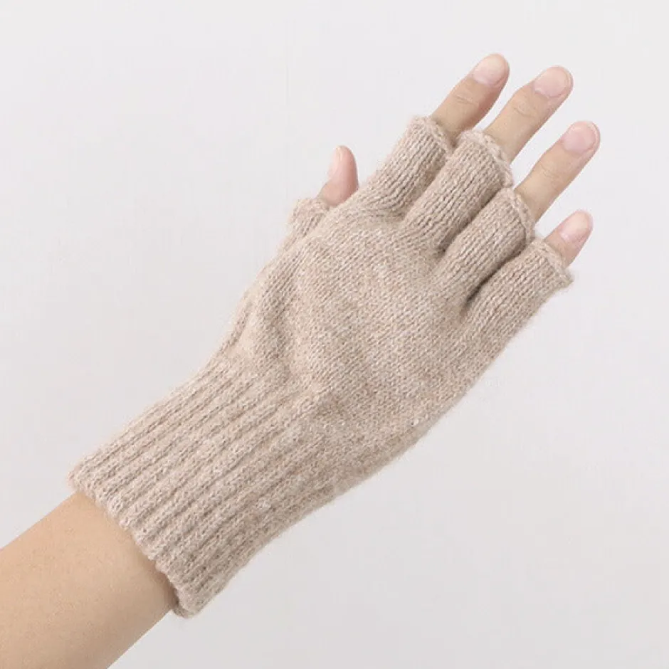 Gloves^NEAFP / Alpaca fingerless knitted glove