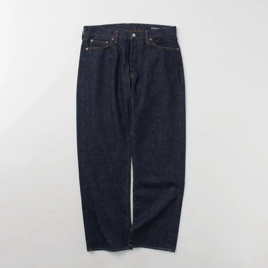 Jeans^ORDINARY FITS / Standard Denim One-Washed indigo