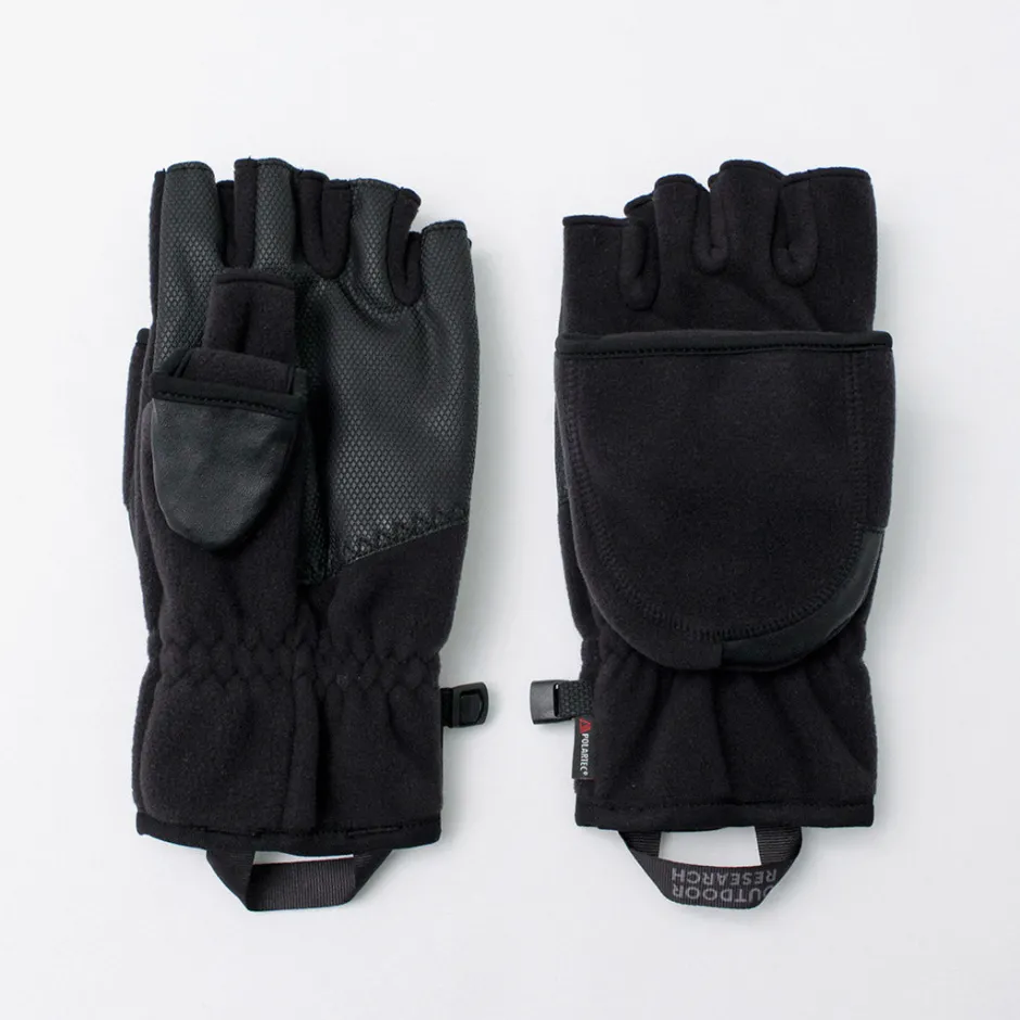 Gloves^OUTDOOR RESEARCH / Gripper Convertible Mitten black