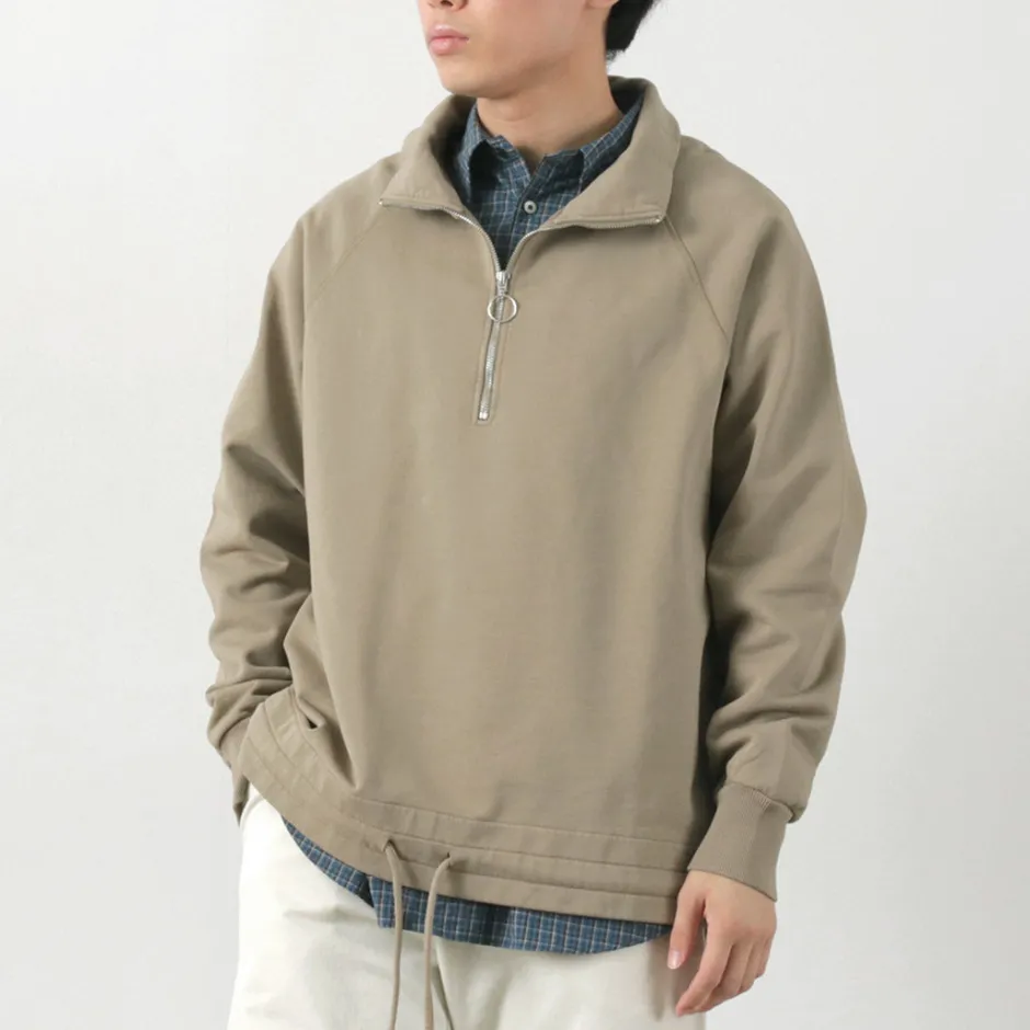 Sweatshirts^PARAGES / Battle Half Zip Sweatshirt