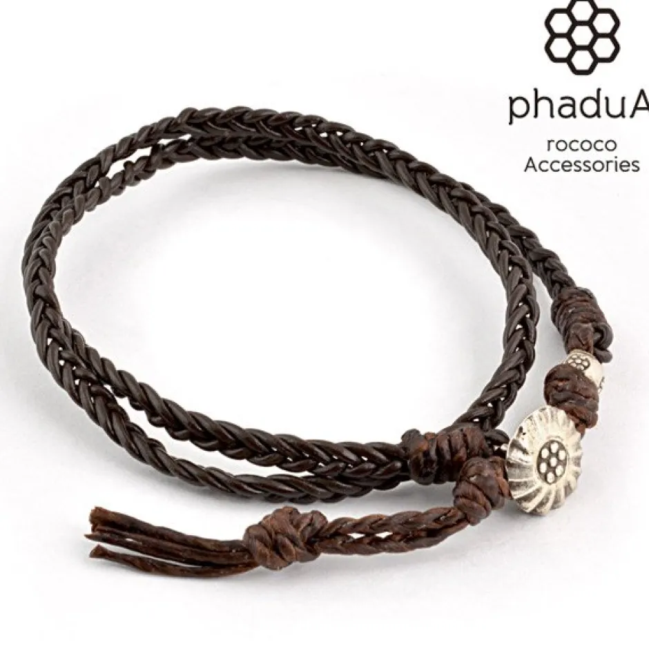 Bracelets^PHADUA / Bradydd 1mm leather 2 wrap bracelet