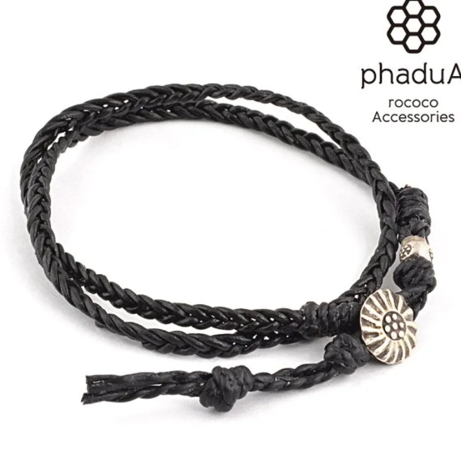 Bracelets^PHADUA / Bradydd 1mm leather 2 wrap bracelet