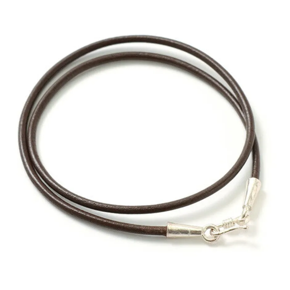 Necklaces^PHADUA / Leather choker (2.5mm) necklace