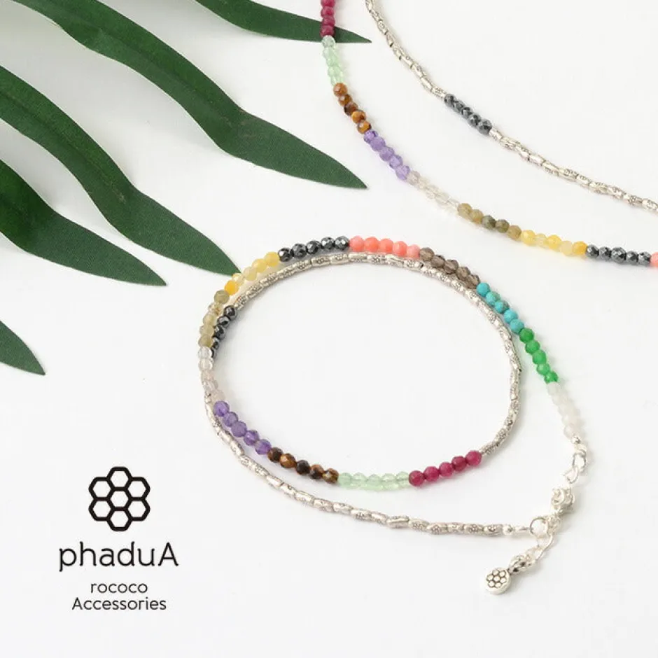 Anklets^PHADUA / Multi Stone Wrap Anklet multi-stone