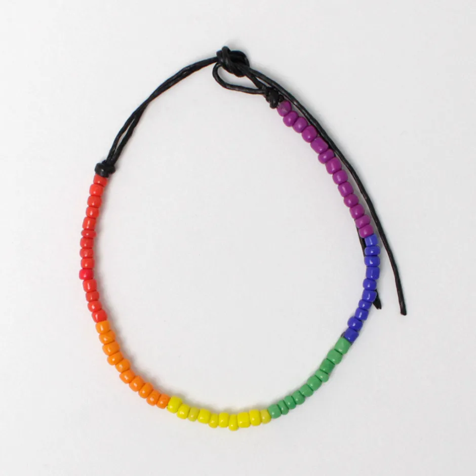 Anklets^phaduA / Multicolor Glass Bead Bracelet