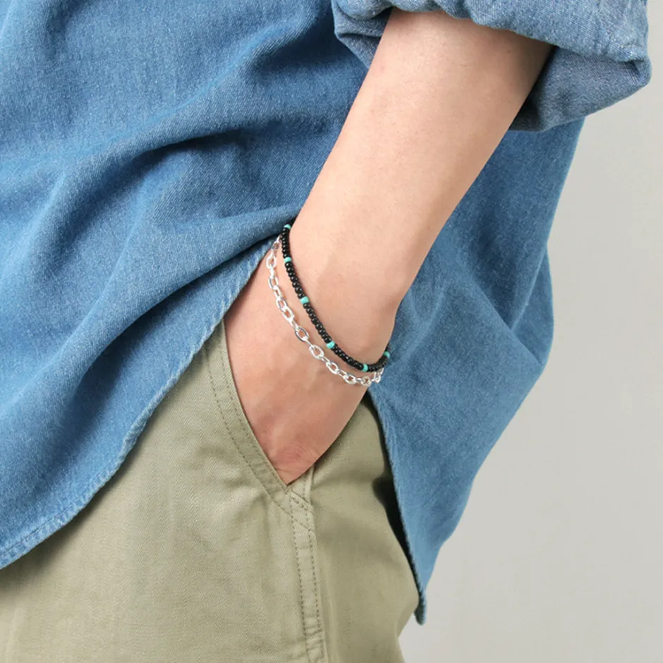 Anklets^phaduA / Multicolor Glass Bead Bracelet