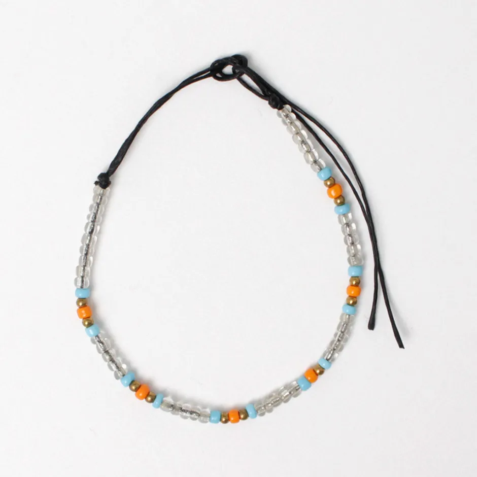 Anklets^phaduA / Multicolor Glass Bead Bracelet