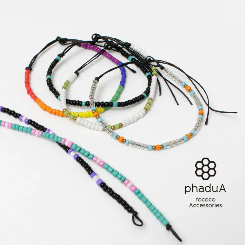 Anklets^phaduA / Multicolor Glass Bead Bracelet