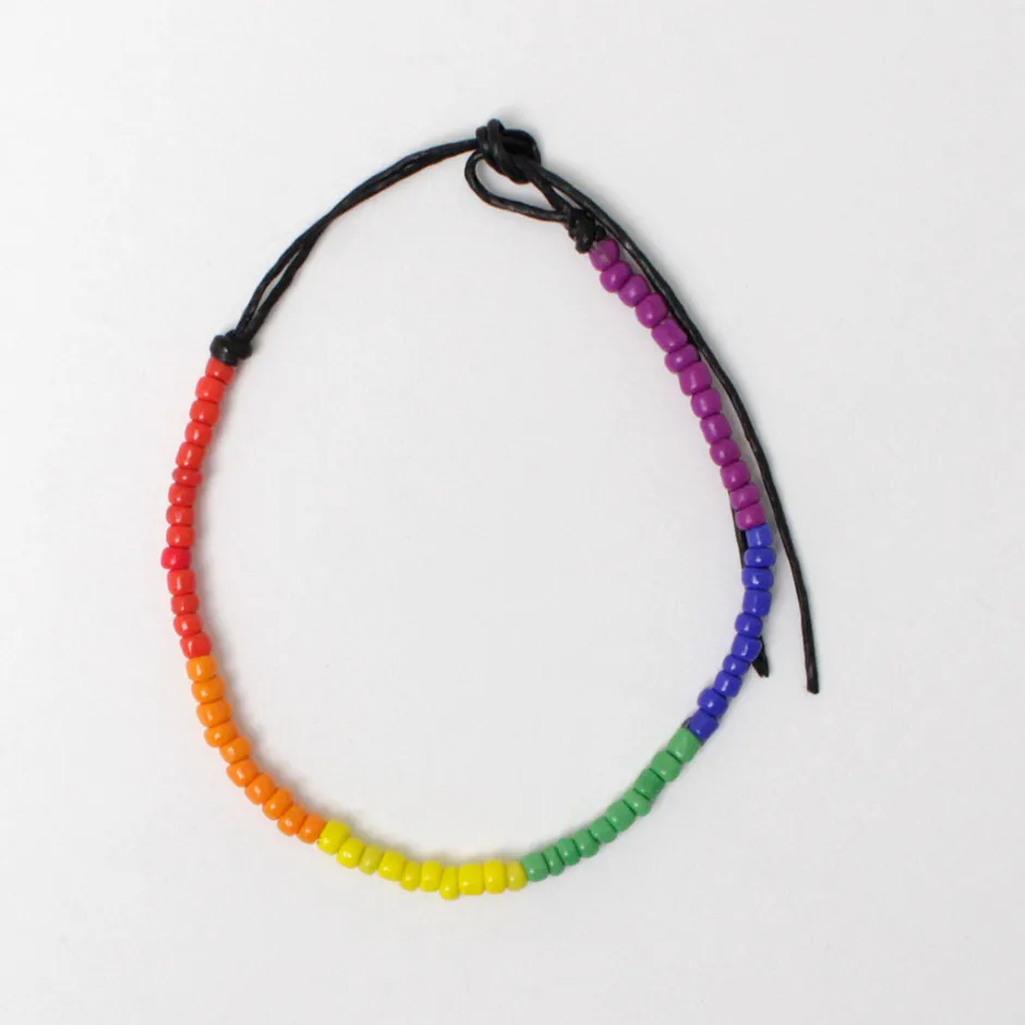 Anklets^phaduA / Multicolor Glass Bead Bracelet