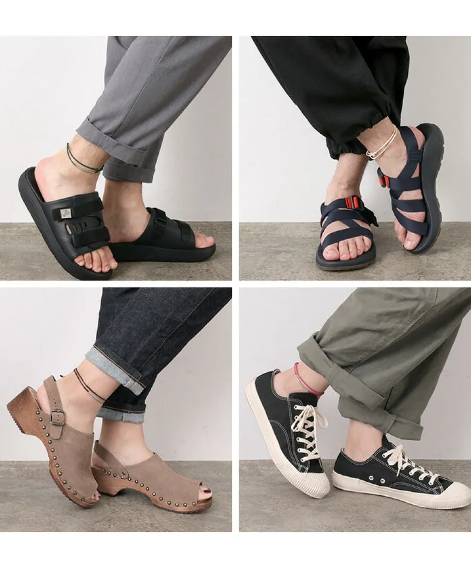 Anklets^PHADUA / Wax Cord Karen Silver Tube Anklet / Bracelet / Necklace