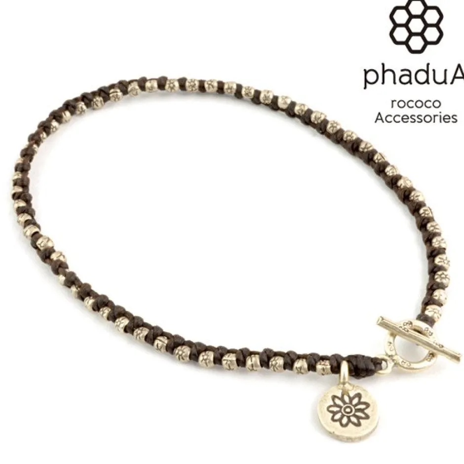 Anklets^PHADUA / Wax cord silver series anklet