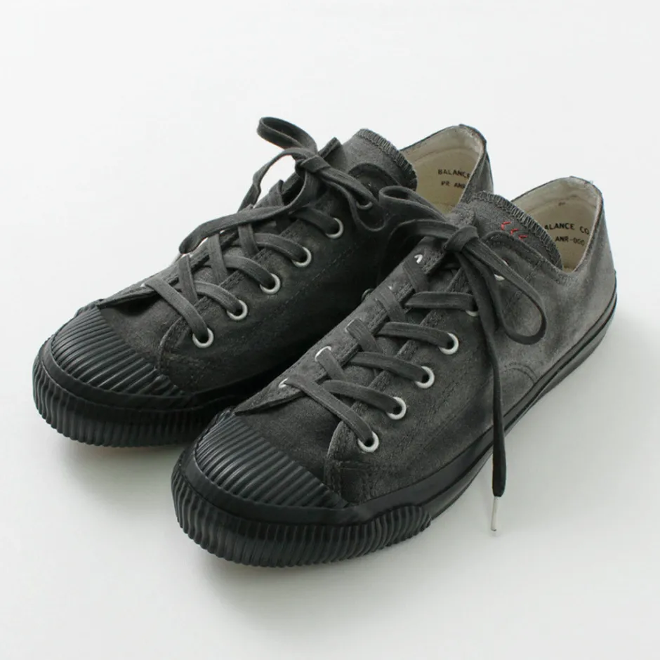 Sneakers^PRAS / Shellcap Low in Sumi Hand Dyedsneaker sumikuro