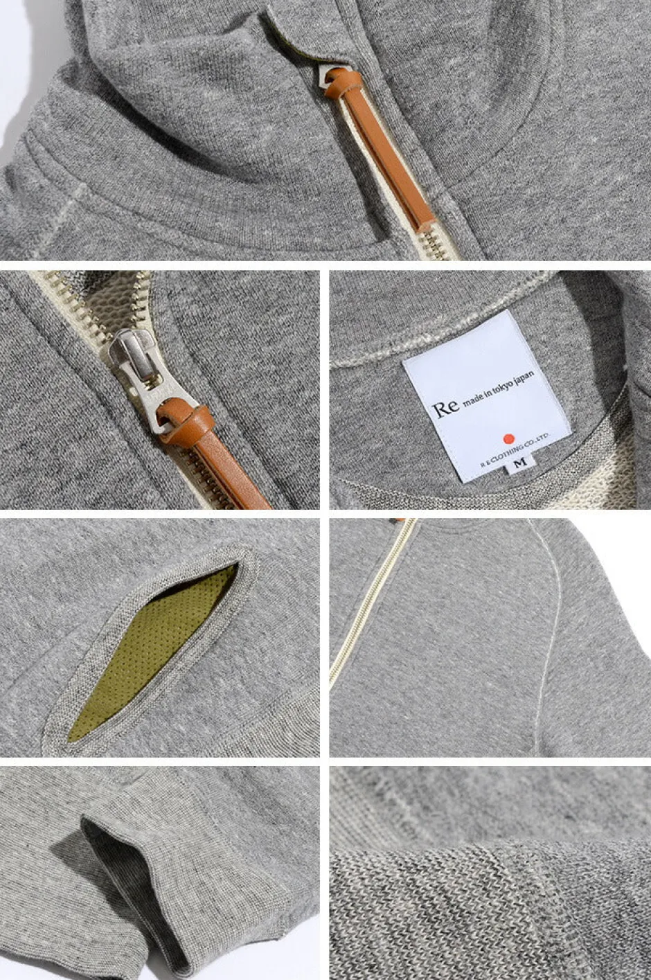 Sweatshirts^RE MADE IN TOKYO JAPAN / Classic sweatshirt stand-up collar blouson