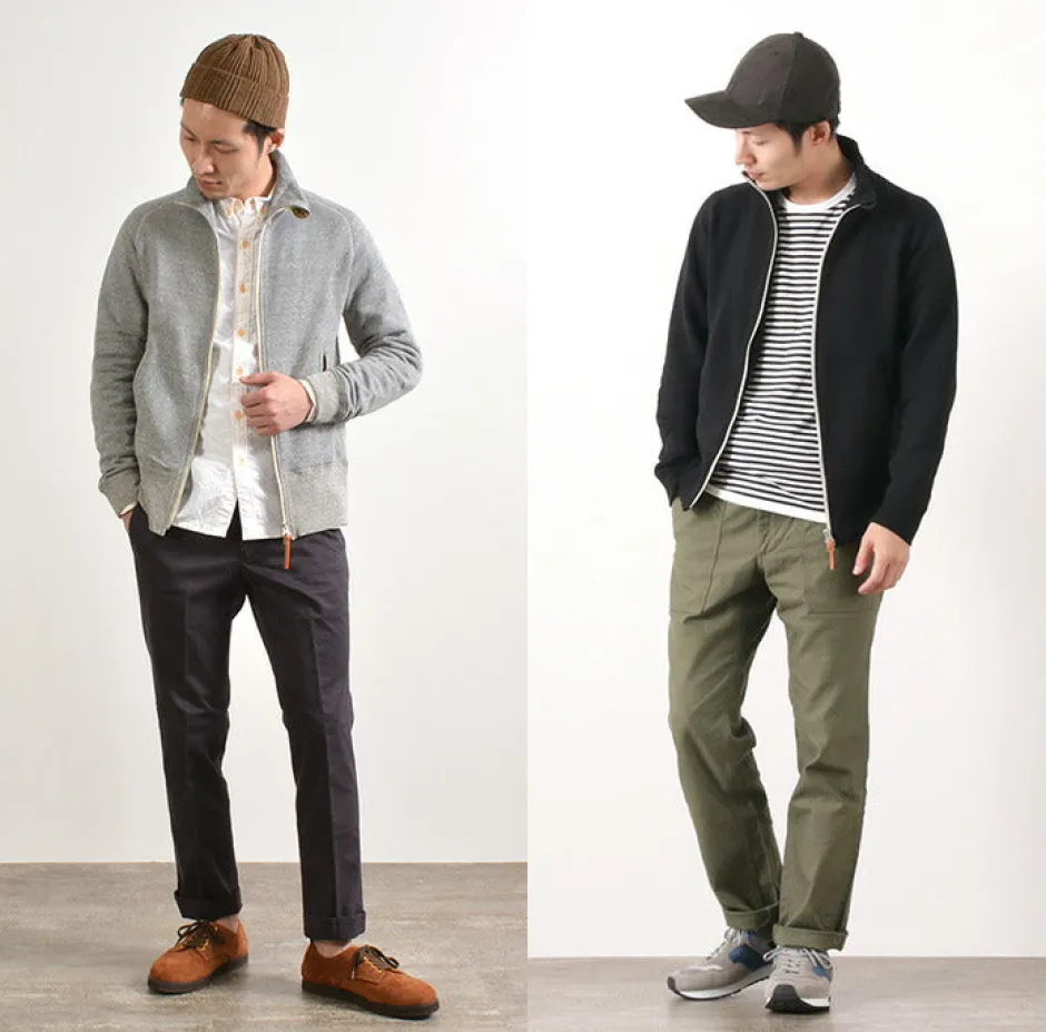 Sweatshirts^RE MADE IN TOKYO JAPAN / Classic sweatshirt stand-up collar blouson
