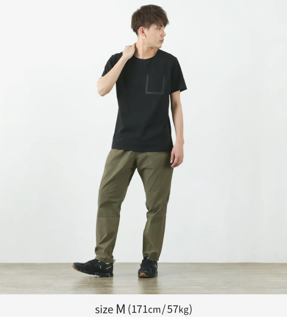 Trousers^RE MADE IN TOKYO JAPAN / Coded COOLMAX seersucker ankle trousers