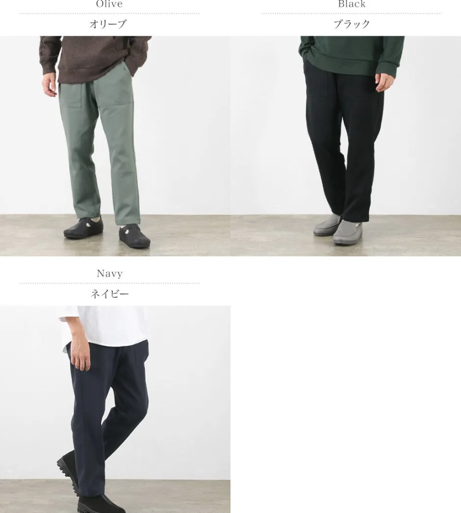 Trousers^RE MADE IN TOKYO JAPAN / Cotton Jersey Relaxing Pants Easy Pants