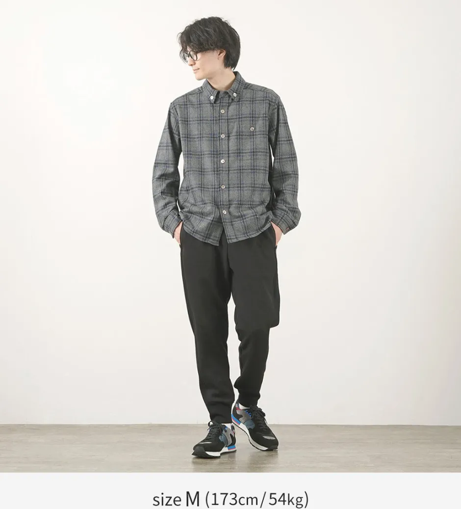 Shirts^RE MADE IN TOKYO JAPAN / Craft Wool Check CPO Button Down Shirt