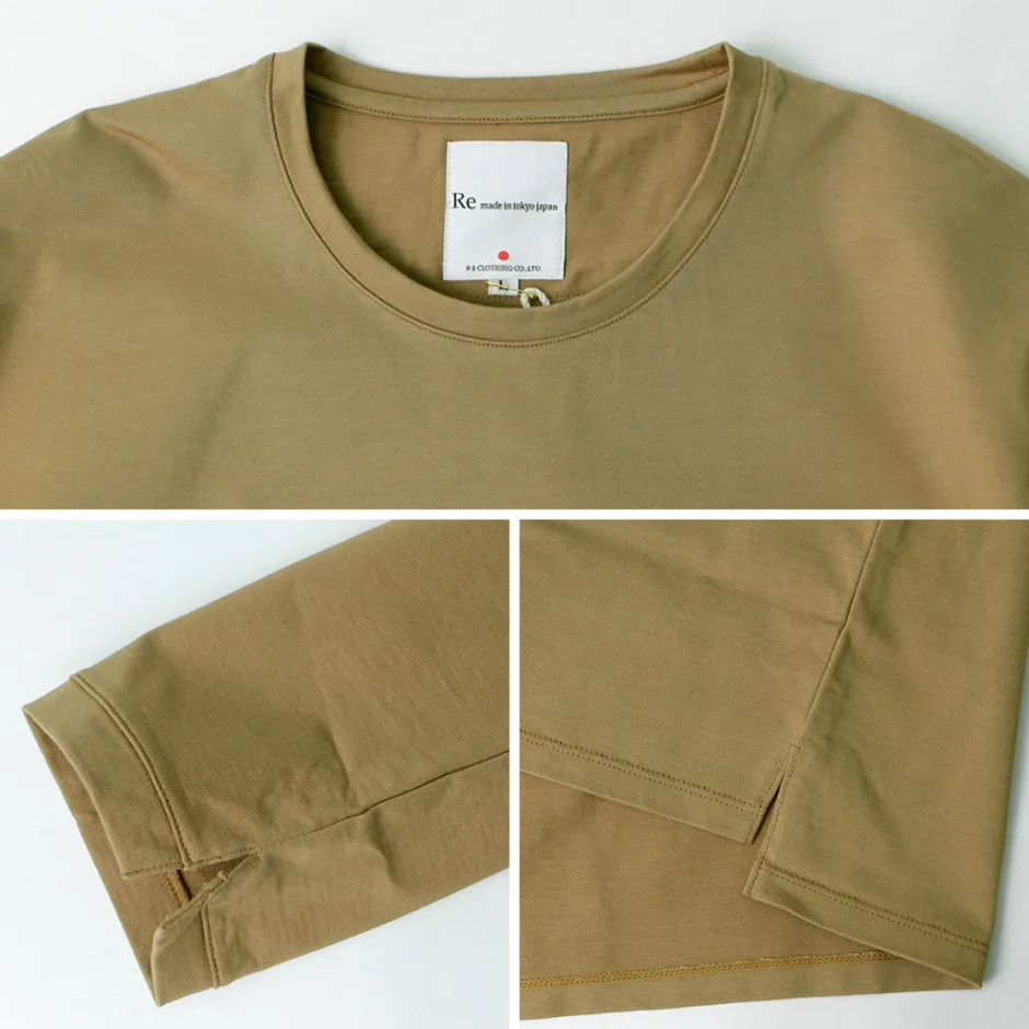 T-Shirts^RE MADE IN TOKYO JAPAN / Dress organic T-shirt L/S