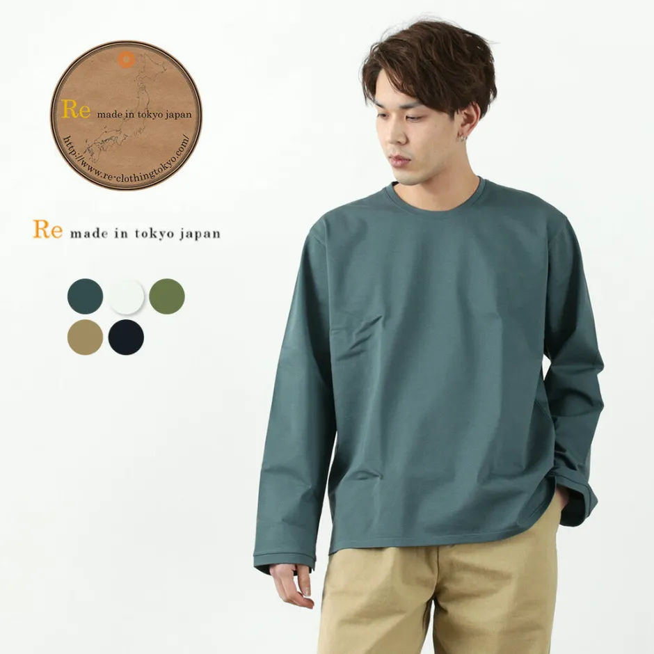 T-Shirts^RE MADE IN TOKYO JAPAN / Dress organic T-shirt L/S