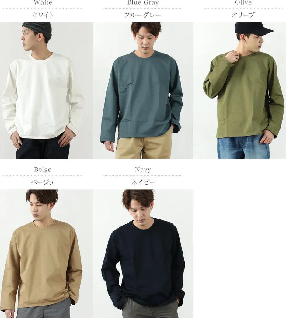 T-Shirts^RE MADE IN TOKYO JAPAN / Dress organic T-shirt L/S