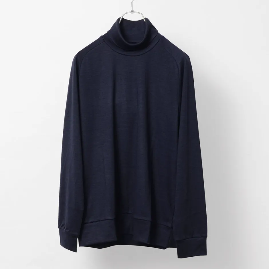 Knits^RE MADE IN TOKYO JAPAN / Dress Wool Jersey Turtleneck