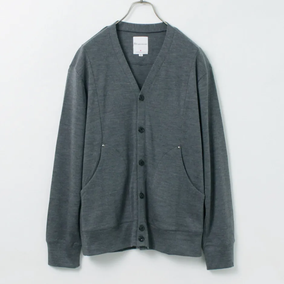 Cardigans^RE MADE IN TOKYO JAPAN / Dress Wool Knit Round Cut Cardigan