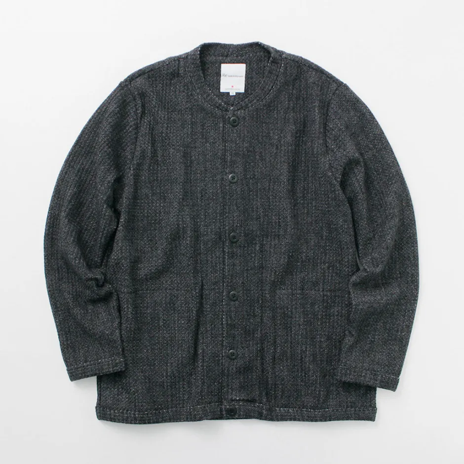 Cardigans^RE MADE IN TOKYO JAPAN / Glen Check Fleece Cardigan