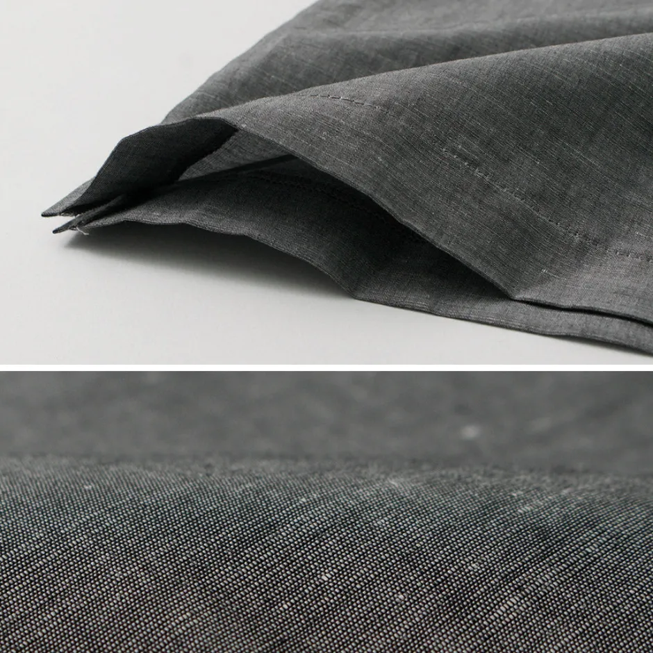 Shirts^RE MADE IN TOKYO JAPAN / Herdmans Linen Open Collar Shirt