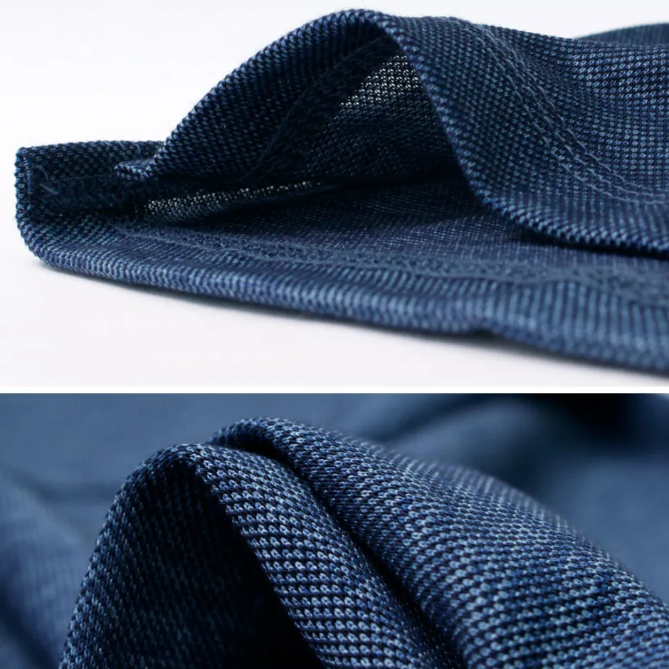 T-Shirts^RE MADE IN TOKYO JAPAN / Indigo Kanoko Button Down Skipper BD Skipper