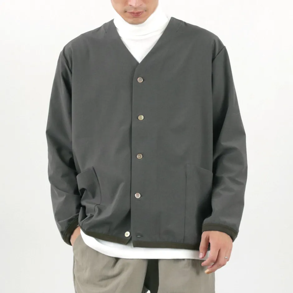 Cardigans^RE MADE IN TOKYO JAPAN / Light Glen Check Cardigan charcoal