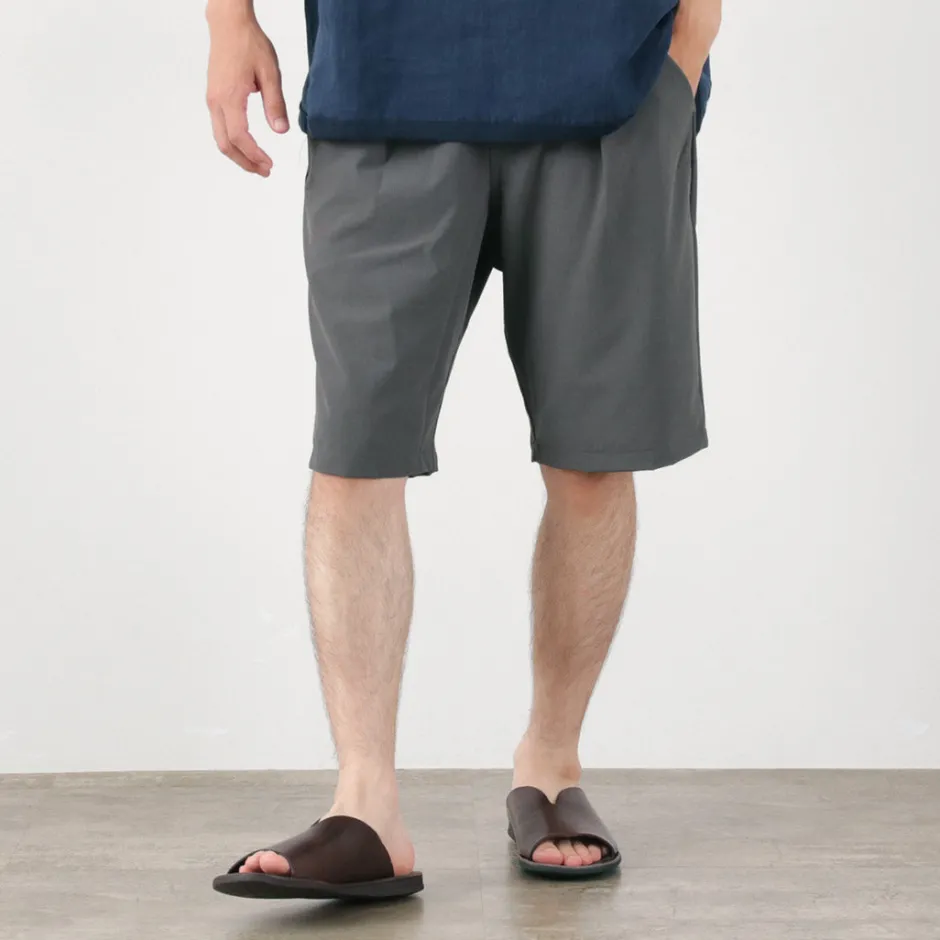 Shorts^RE MADE IN TOKYO JAPAN / Light Glen Check Tucked Half Pants charcoal