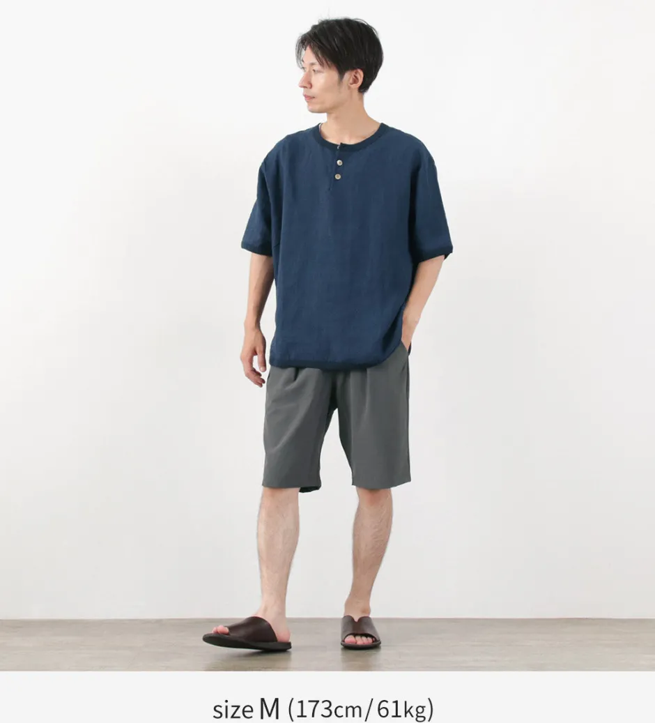 Shorts^RE MADE IN TOKYO JAPAN / Light Glen Check Tucked Half Pants charcoal