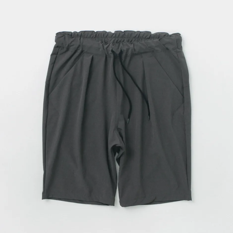 Shorts^RE MADE IN TOKYO JAPAN / Light Glen Check Tucked Half Pants charcoal