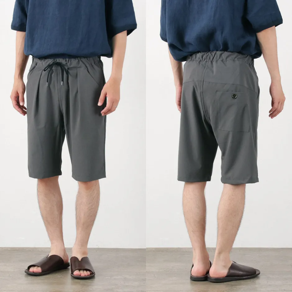 Shorts^RE MADE IN TOKYO JAPAN / Light Glen Check Tucked Half Pants charcoal