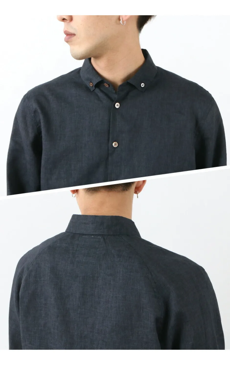 Shirts^RE MADE IN TOKYO JAPAN / Linen Canvas Split Raglan Shirt