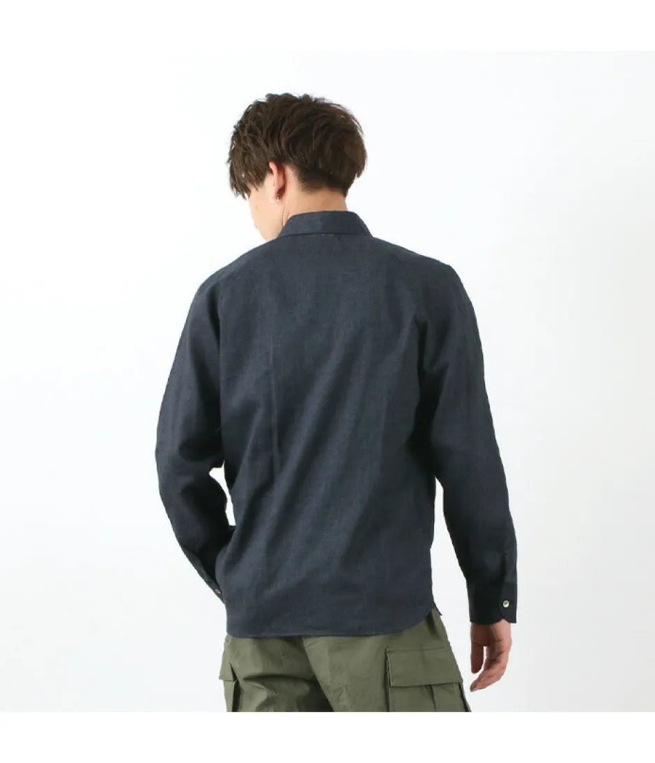 Shirts^RE MADE IN TOKYO JAPAN / Linen Canvas Split Raglan Shirt