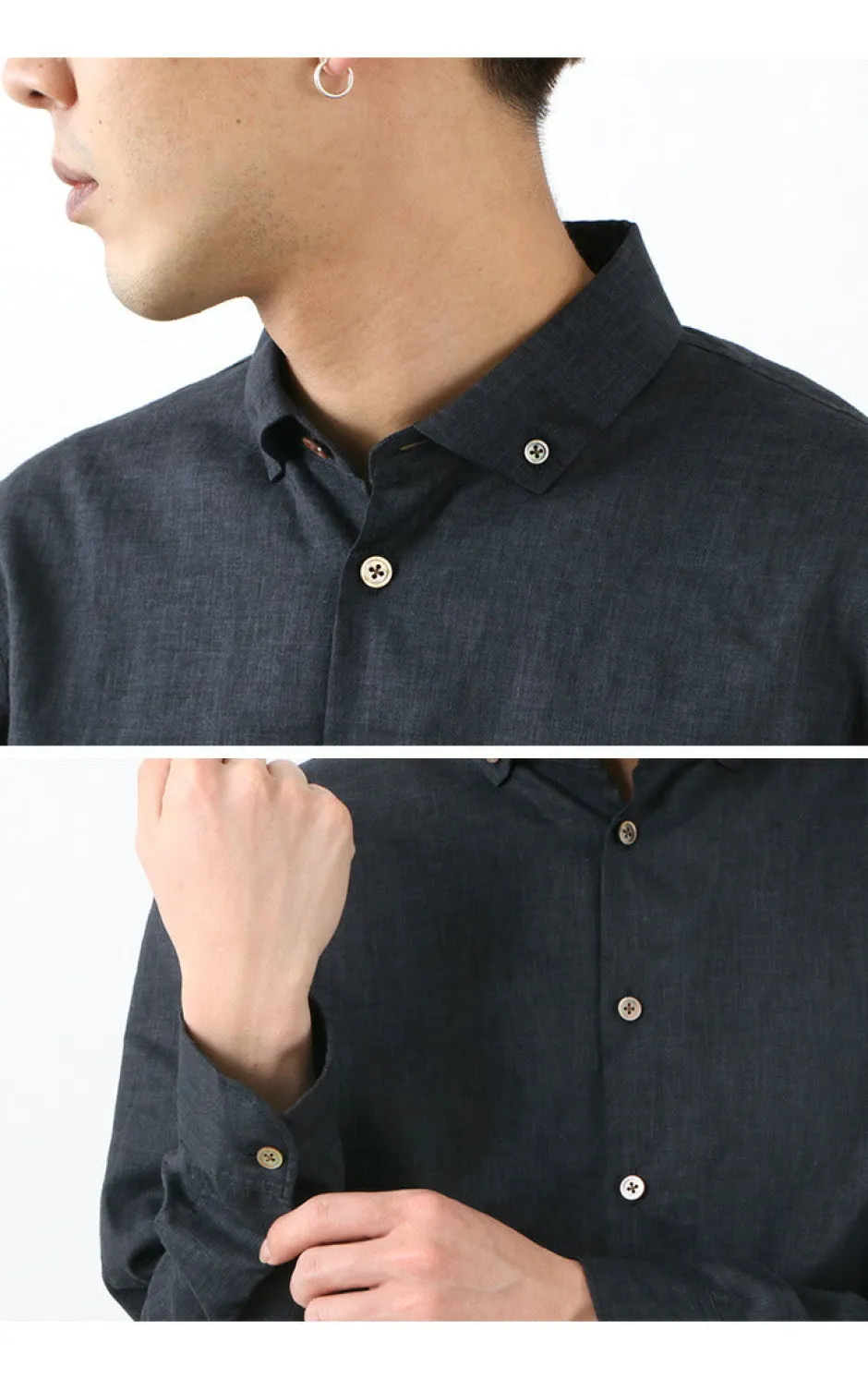 Shirts^RE MADE IN TOKYO JAPAN / Linen Canvas Split Raglan Shirt