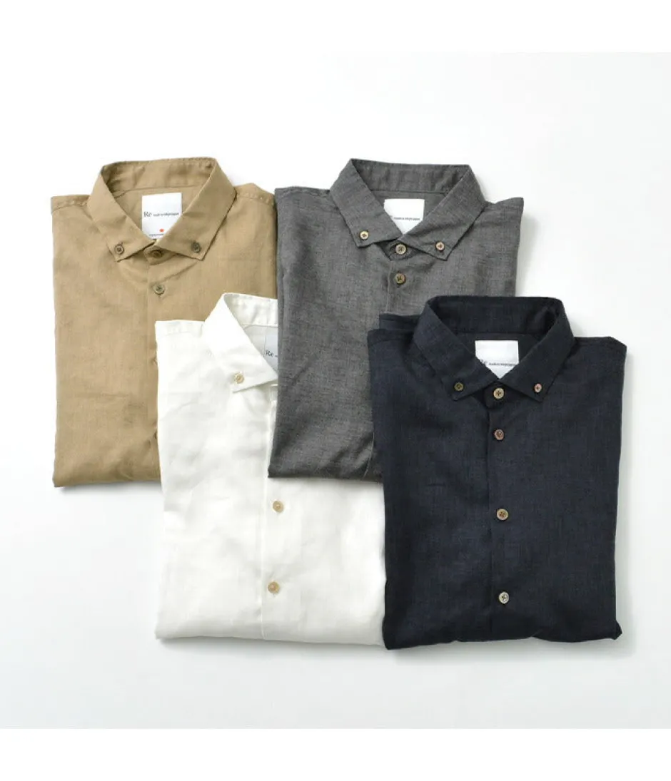 Shirts^RE MADE IN TOKYO JAPAN / Linen Canvas Split Raglan Shirt