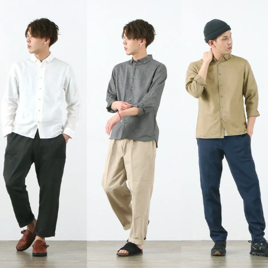 Shirts^RE MADE IN TOKYO JAPAN / Linen Canvas Split Raglan Shirt