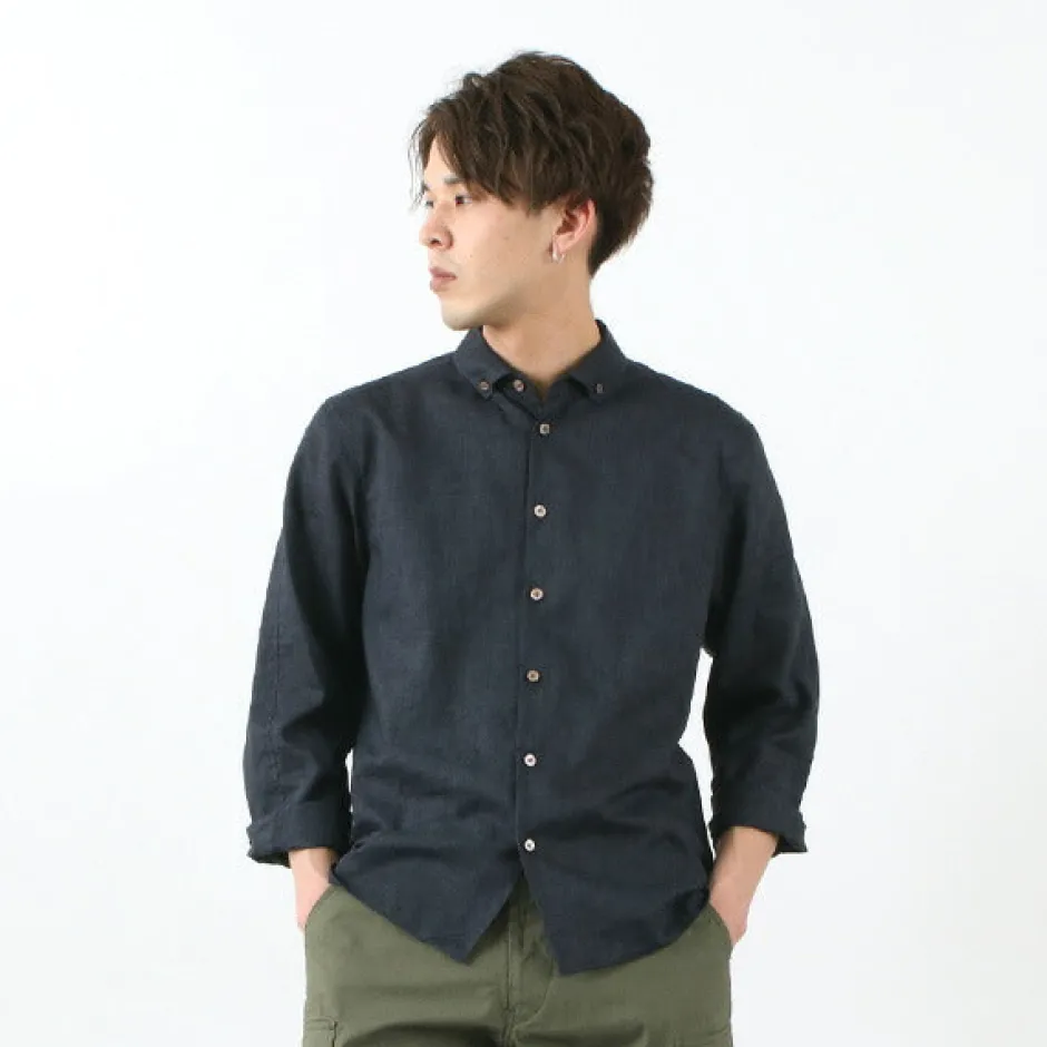 Shirts^RE MADE IN TOKYO JAPAN / Linen Canvas Split Raglan Shirt
